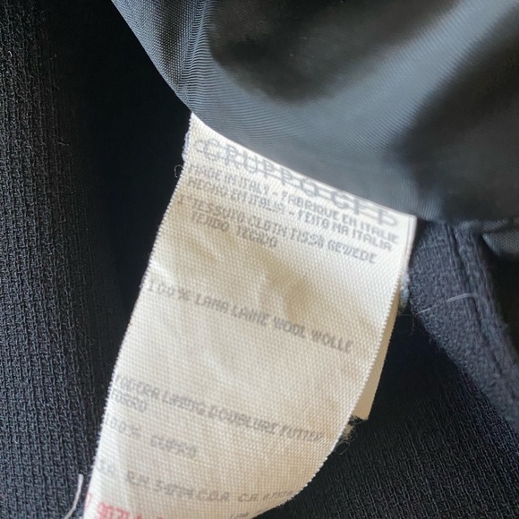 Armani Le Collezioni Black Blazer Sz 8 100% Wool - Picture 8 of 8